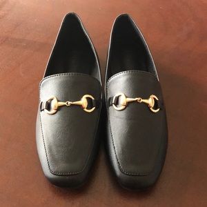 Women’s Black Horsebit Loafers